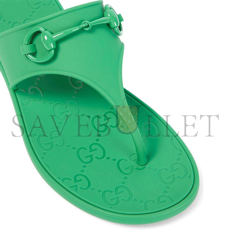 GUCCI HORSEBIT THONG SANDALS 780306